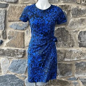 NWT Diane Von Furstenberg Leaf Vine Cornflower Zoe Wrap Dress